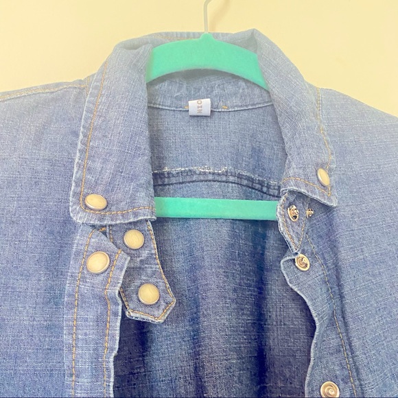 Coin Button-up Denim Jacket - Picture 5 of 5